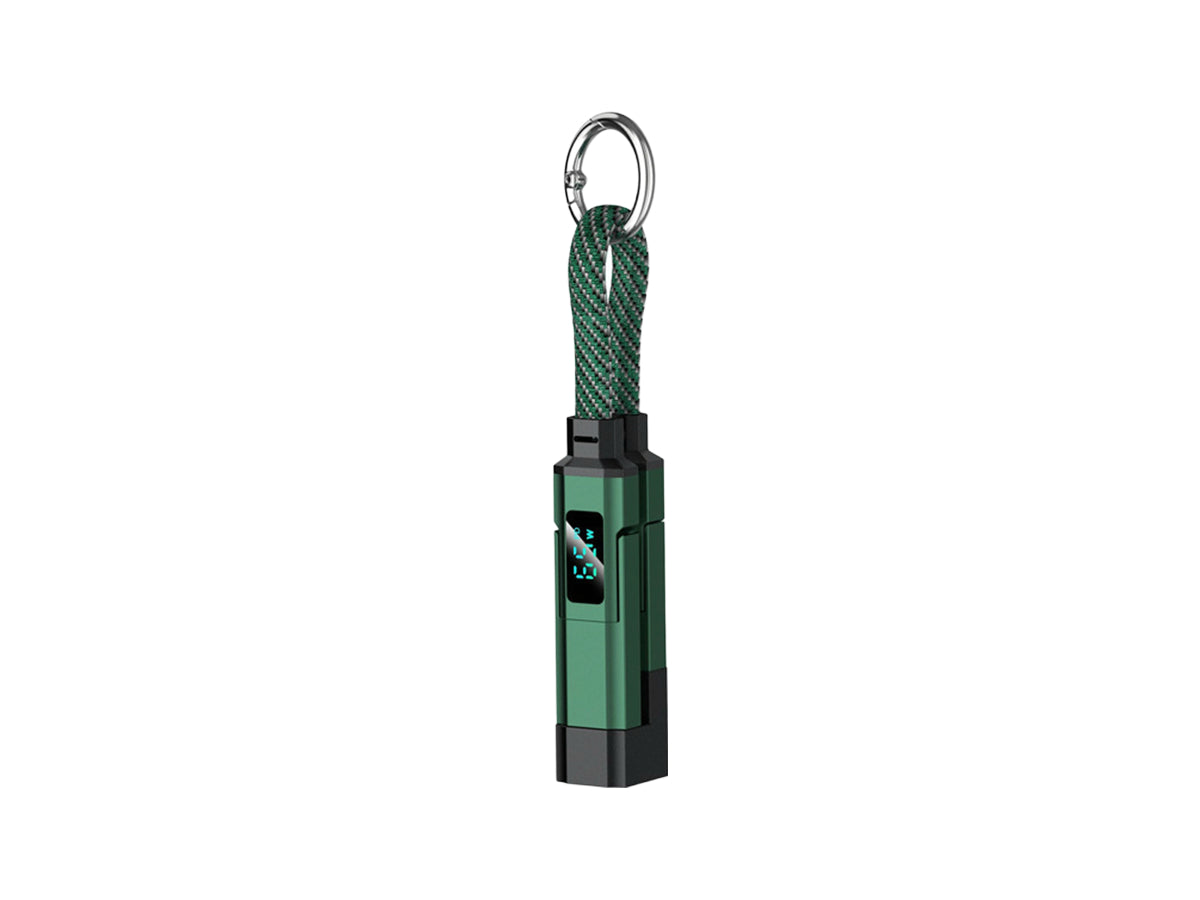2026 New🎉4-in-1 Digital Display Keychain Charging Cable