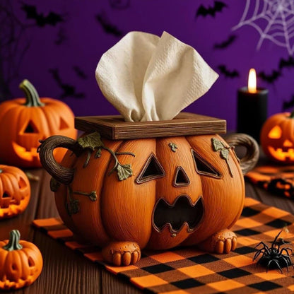 🎃Halloween tissue box—a unique, festive, and practical decoration.