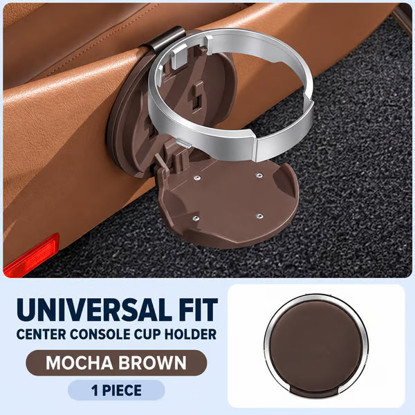 🚗 Universal Foldable Car Cup Holder with Hook – Space-Saving Drink Organizer for Bottles, Coffee Cups & Tumblers ✨