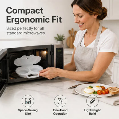 [BUY 1 GET 1 FREE]🎁-🍳 Microwave Egg Poacher for Quick and Easy Breakfasts