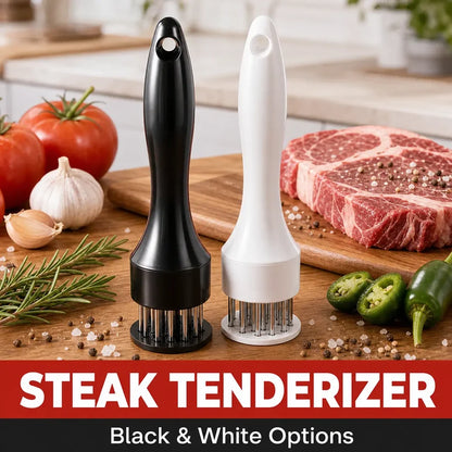 BUY 1 GET 1 FREE🔥-Stainless Steel Meat Tenderizer Tool – Multi-Needle Tenderizer for Fast Marinating & Juicier Meat