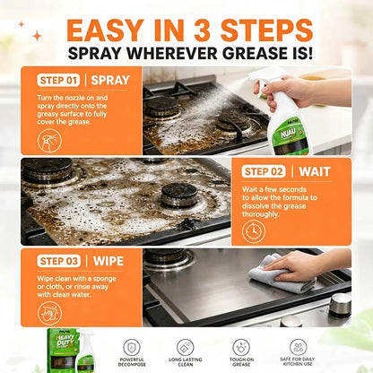 [BUY 1 GET 1 FREE]Heavy duty degreaser-Range Hood Cleaner Spray🧼🚀