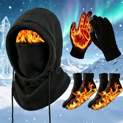 Unisex Adults' 3-4 Piece Winter Warm Sports Gear Set