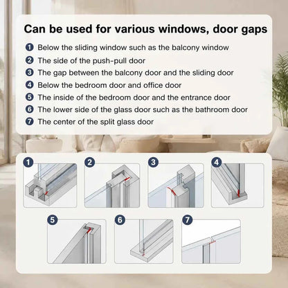 Door & Window Draft Seal Tape