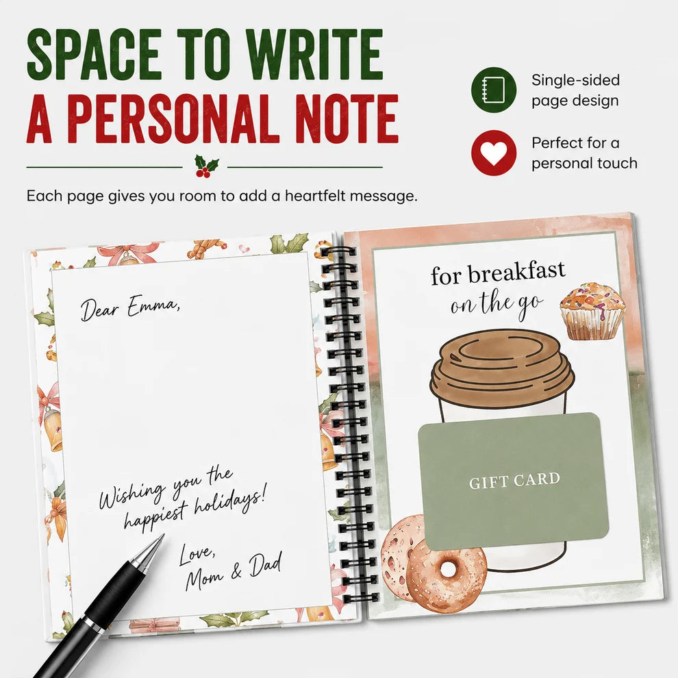 🎁🔥 LIMITED-TIME 50% OFF — Christmas Gift Card Book