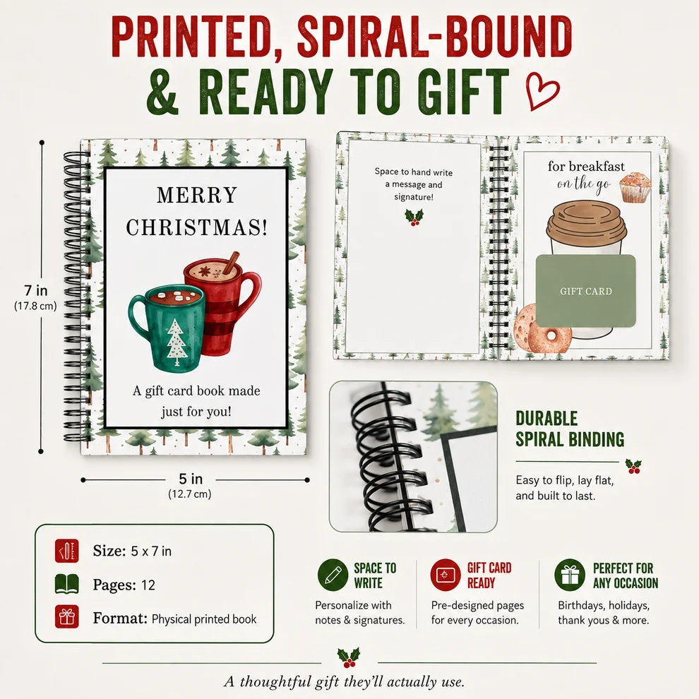 🎁🔥 LIMITED-TIME 50% OFF — Christmas Gift Card Book