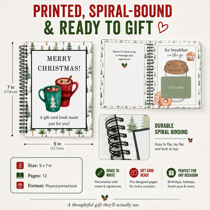 🎁🔥 LIMITED-TIME 50% OFF — Christmas Gift Card Book
