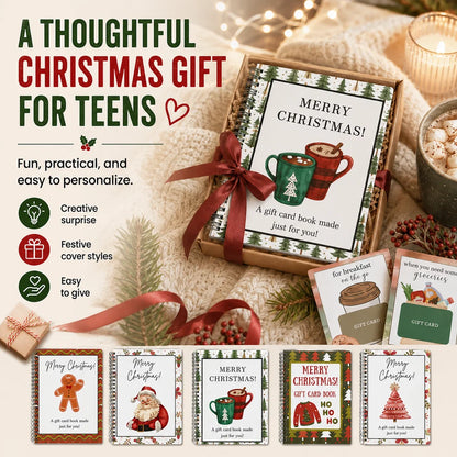 🎁🔥 LIMITED-TIME 50% OFF — Christmas Gift Card Book