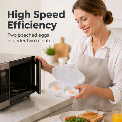 [BUY 1 GET 1 FREE]🎁-🍳 Microwave Egg Poacher for Quick and Easy Breakfasts