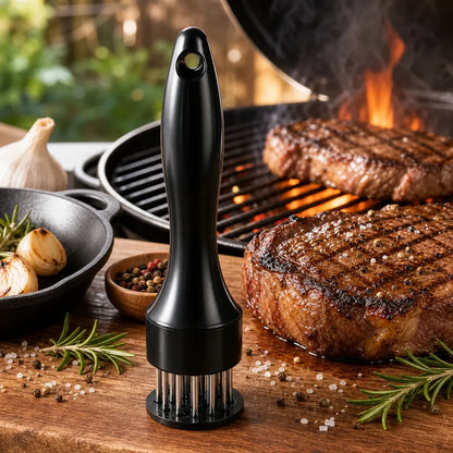 BUY 1 GET 1 FREE🔥-Stainless Steel Meat Tenderizer Tool – Multi-Needle Tenderizer for Fast Marinating & Juicier Meat